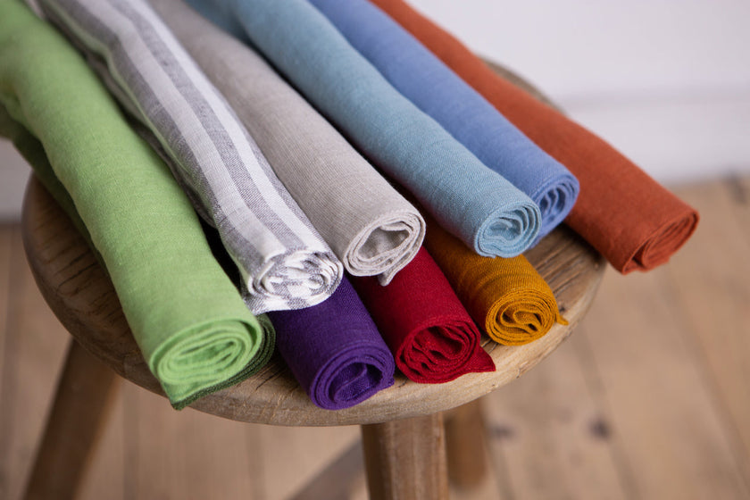 Organic linen placemats. Washable. Reusable. Sustainable home decor. CoolLinen store. Perfect gift. Christmas. Halloween. Valentine's day. Thanksgiving decor.