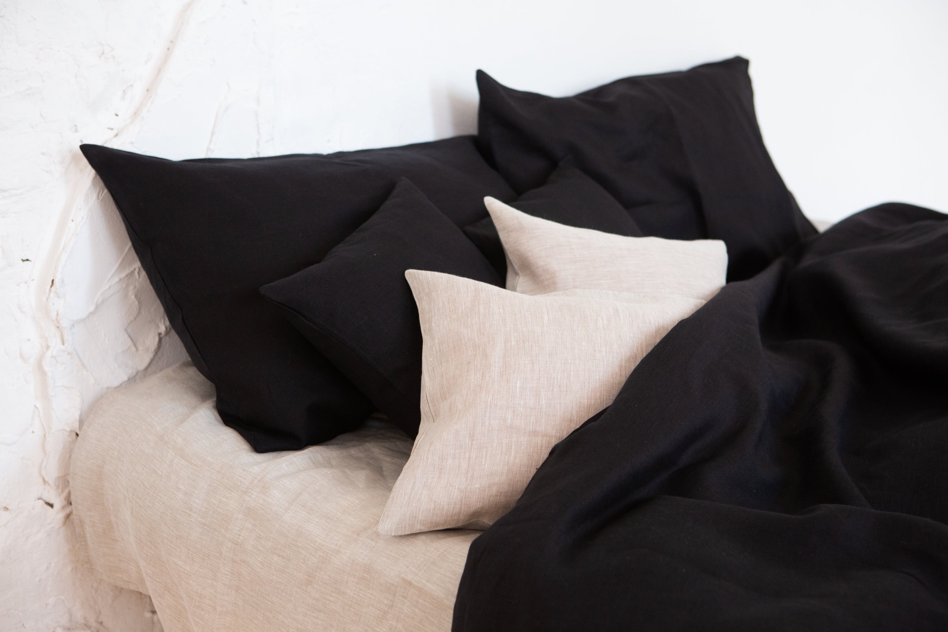 Linen Pillowcases with Envelope Closure – Color Series, Part 3