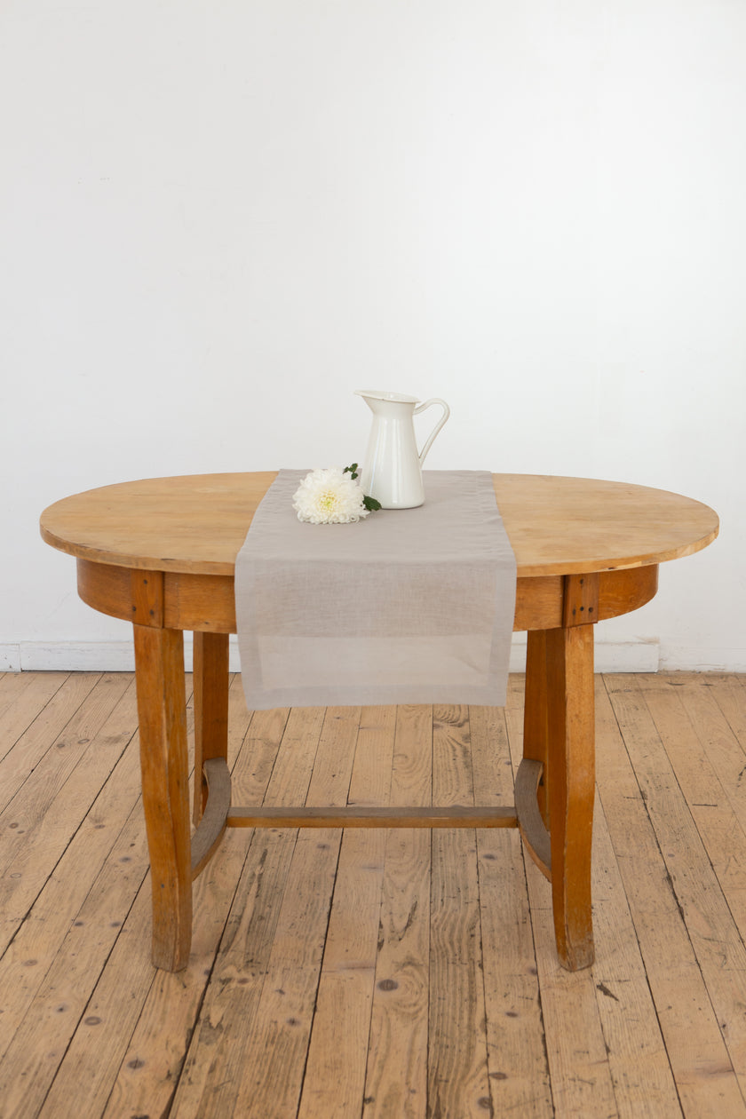 Linen table runner in varied colors. Part #3