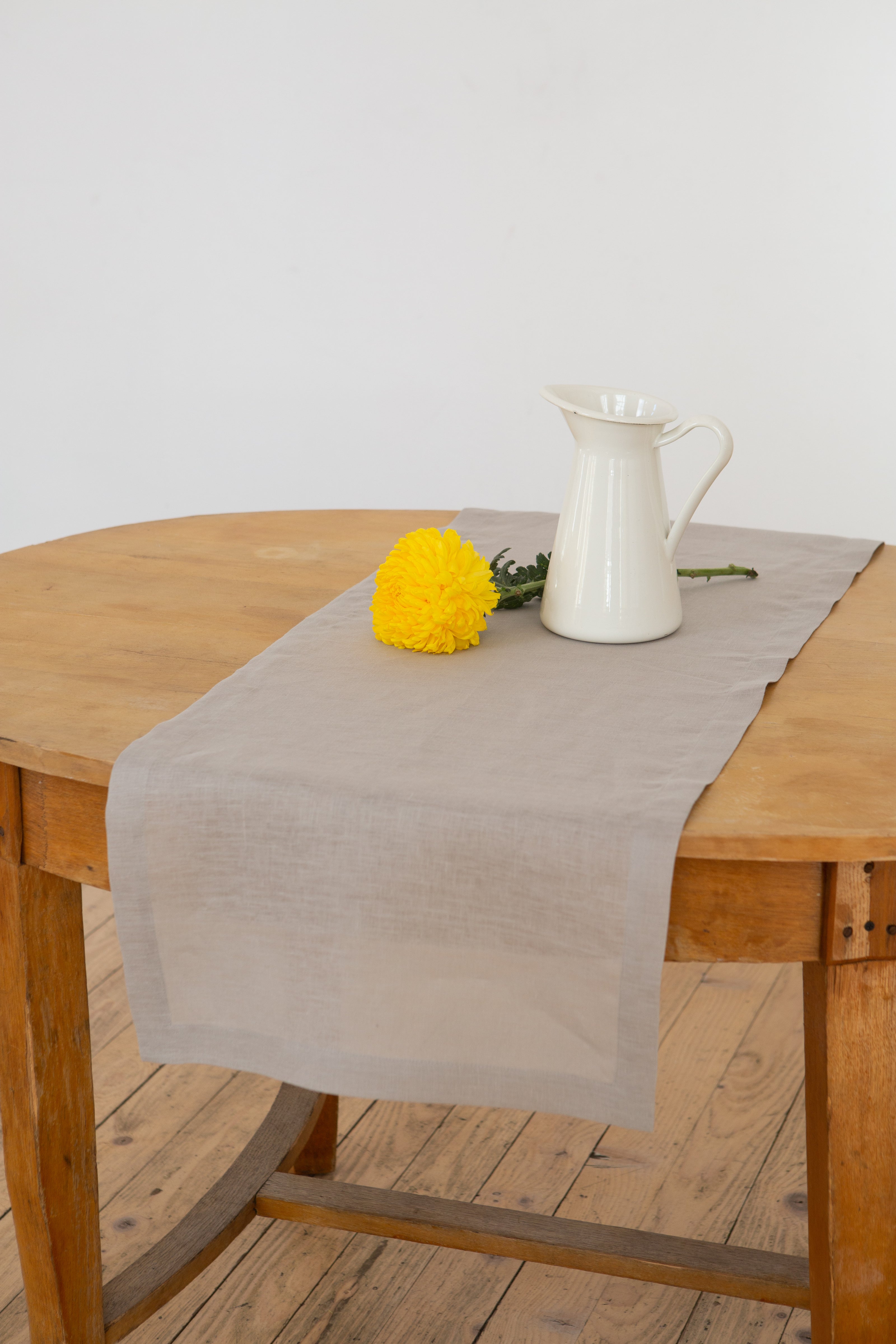 Linen table runner in varied colors. Part #3