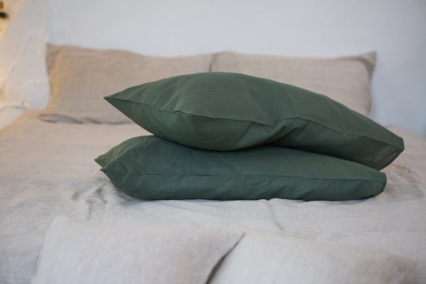 Linen Pillowcases with Envelope Closure – Color Series, Part 3