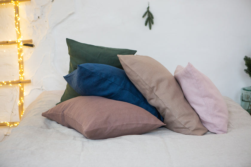 Linen Pillowcases with Envelope Closure – Color Series, Part 3