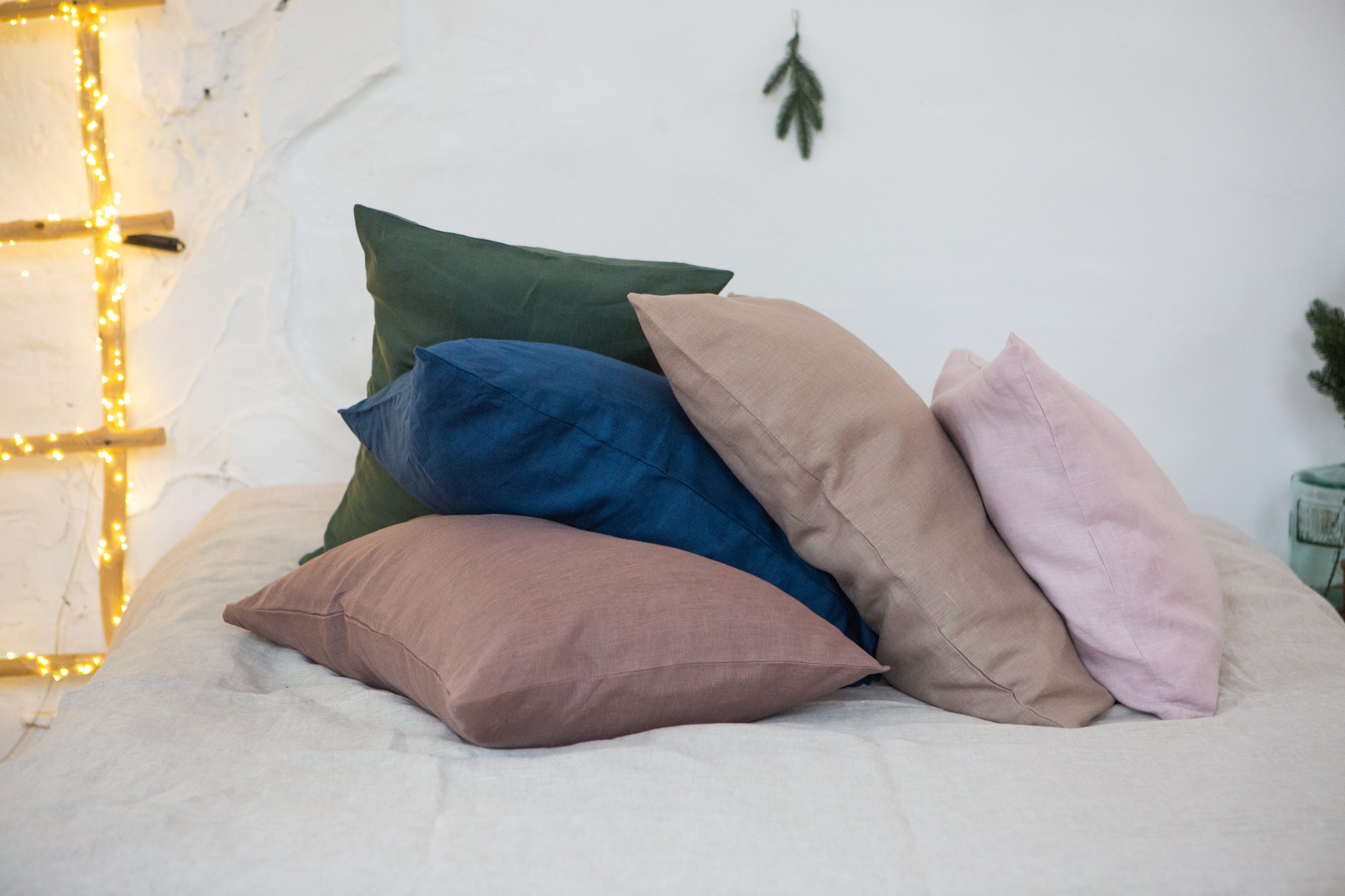 Linen Pillowcases with Envelope Closure – Color Series, Part 3