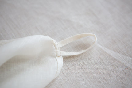 Eco-friendly white organic towel – washable, reusable, and perfect for kitchen, bathroom, or spa use.