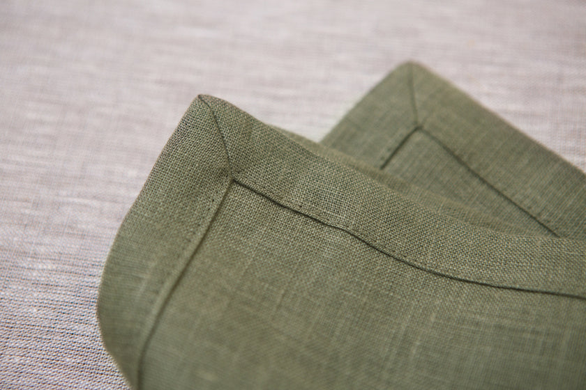 Elevate your dining experience with sage organic linen napkins. OEKO-TEX certified, eco-friendly, and perfect for special occasions like Easter, Mother’s Day, and Christmas dinner. A stylish and sustainable gift idea.