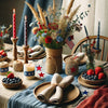 Eco-Friendly Patriotic Table Decor: Celebrate 4th of July with Sustainable Linen