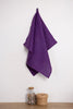 Violet linen towel. Perfect gift.