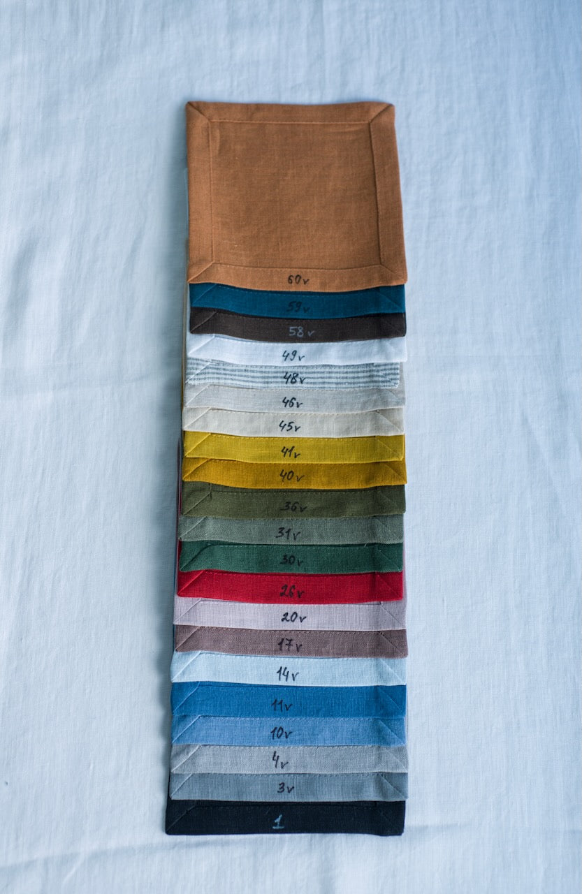 Linen color swatches