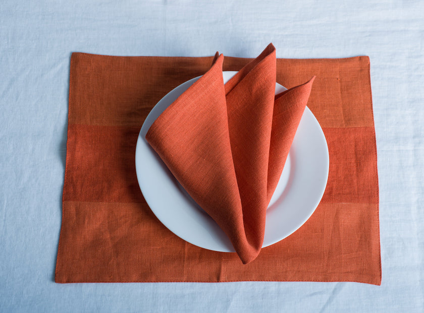 Zero-Waste Linen Placemats