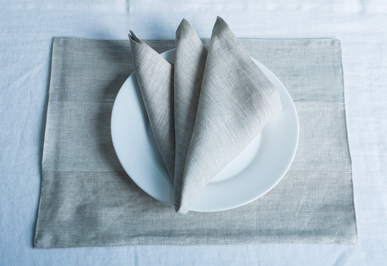 Zero-Waste Linen Placemats