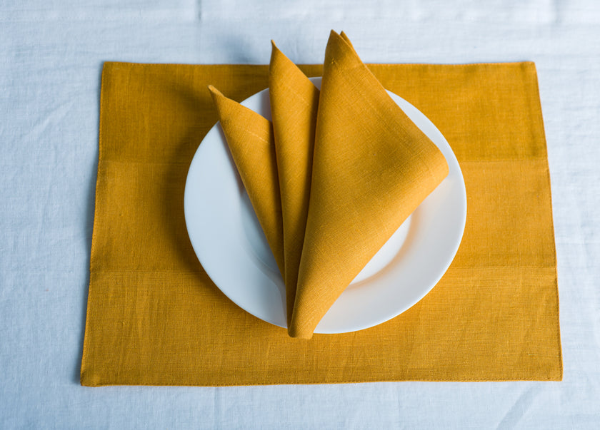 Zero-Waste Linen Placemats