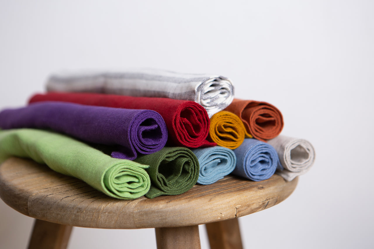 Organic linen placemats in varied colors. Over 50 colors. – CoolLinen