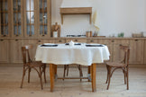 Organic Linen Tablecloth: Custom Size Dining Table Linens