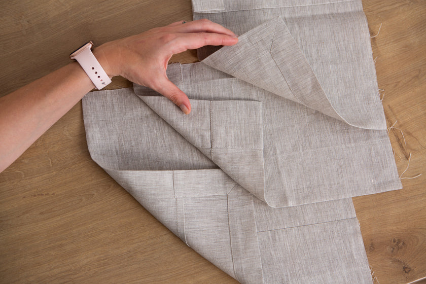 Organic Linen Tablecloth: Custom Size Dining Table Linens