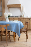 Organic Linen Tablecloth: Custom Size Dining Table Linens