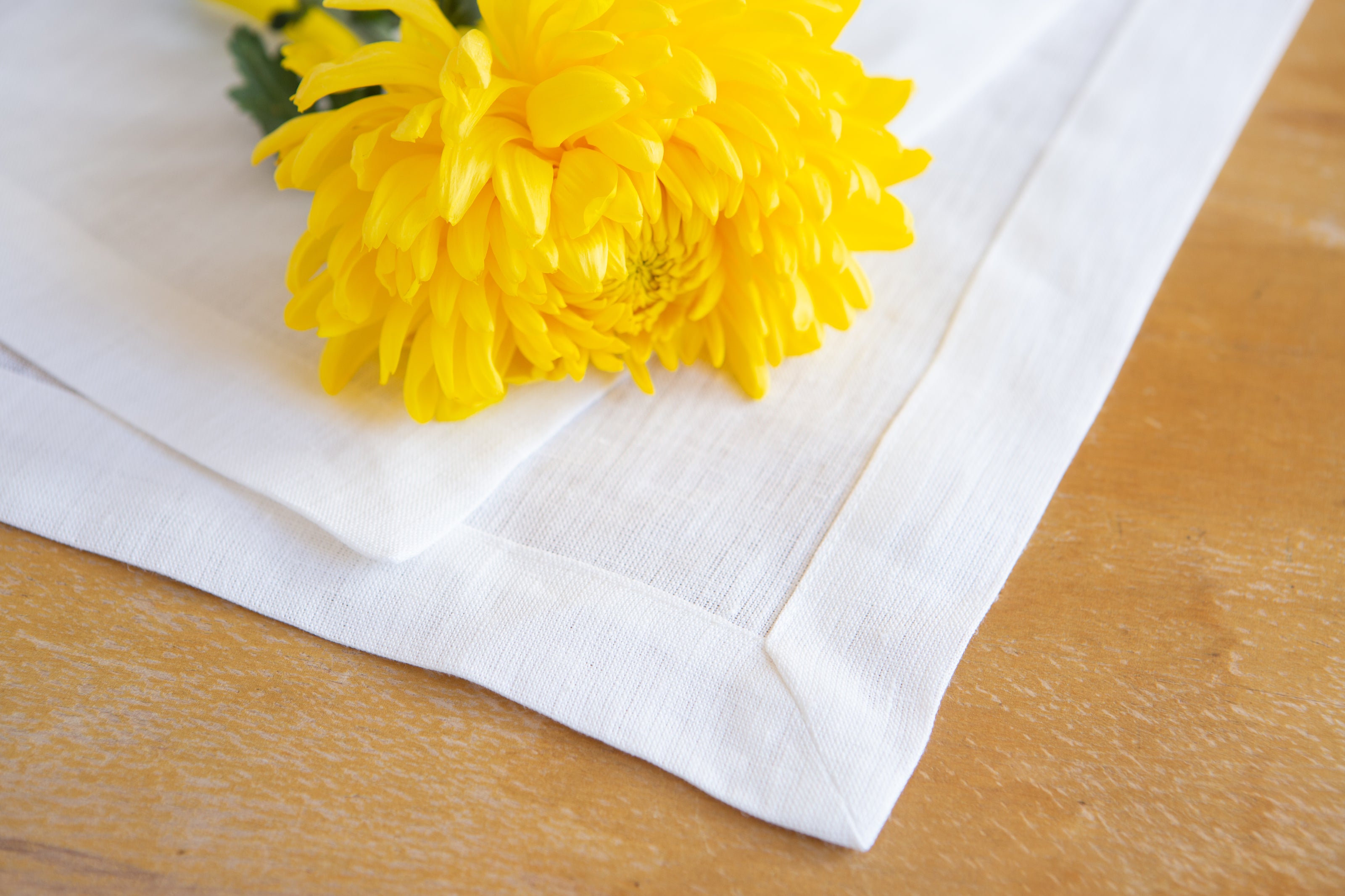 Organic Linen Tablecloth: Custom Size Dining Table Linens
