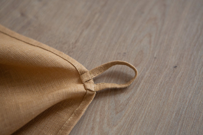 Honey organic linen towels