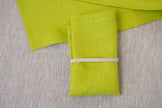 Handcrafted lime lunch & dinner napkins. Eco-friendly gift for Mother's Day, Easter, Christmas, New Year, Valentines, Halloween. Perfect natural home decor. Organic Washable Reusable Napkin. Zero waste gift. 