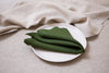 Refresh your table with organic green linen napkins—timeless, sustainable, and elegant. Perfect for eco-conscious gatherings, from Easter brunch to Christmas feasts. A thoughtful gift for any occasion.