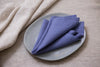 Cornflower blue linen napkins bring an effortless elegance and eco-conscious choice to your special occasions or daily meals. Perfect linen gift.