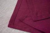 Soft plum organic linen napkins: washable, reusable, and eco-friendly—ideal for lunch, dinner, or cocktails. Mother's day gift