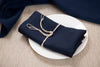 Deep old navy organic linen napkins: washable, reusable, and eco-friendly—ideal for lunch, dinner, or cocktails. Holidays linen gift.