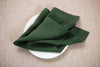 Deep hunter green linen napkins with mitered corners bring sophistication to any table. Ideal for Easter, Mother’s Day, or festive gatherings. A stylish and eco-friendly gift.