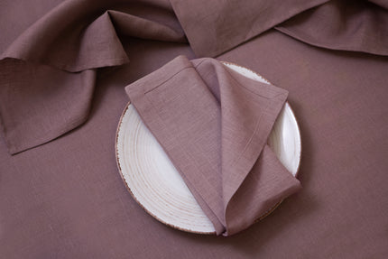 Organic limed oak napkins handcrafted from 100% natural linen. Durable, biodegradable, and OEKO-TEX certified for a truly eco-conscious dining experience.