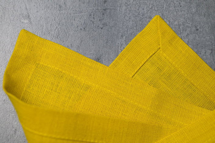 Lemon Linen Napkins