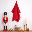 Holiday table decor with natural linen for Christmas and New Year – CoolLinen