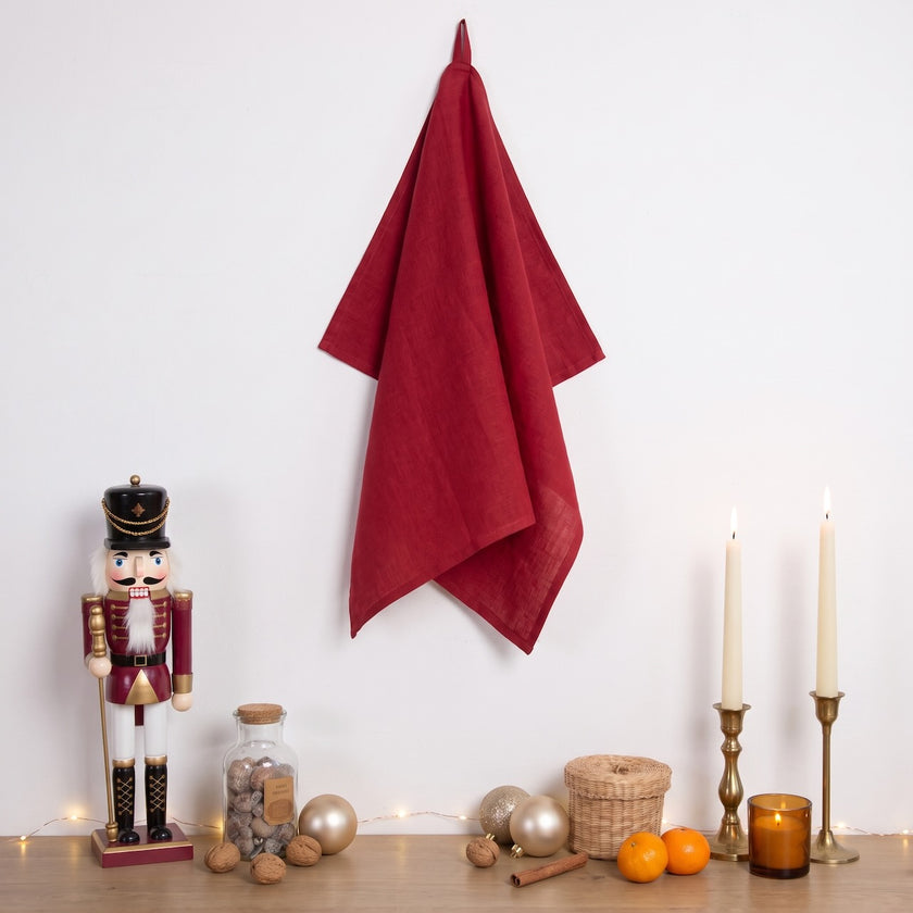Festive Christmas and New Year styling with CoolLinen table linens