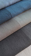 Colorful linen placemats made from natural flax, zero-waste table linens for eco-friendly table styling.