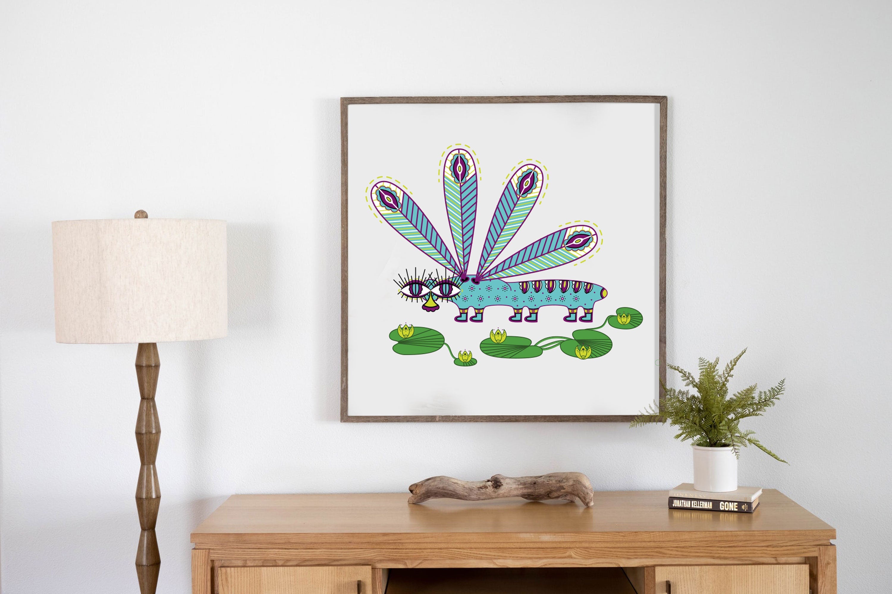 Dragonfly Digital Art Print