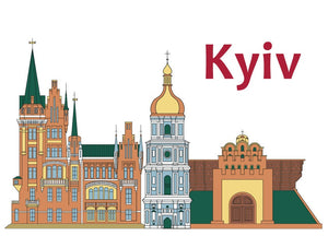 Kyiv Digital Art Print